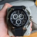 INVICTA Special Forces Ionic Black and Silicone Strap Chronograph Watch