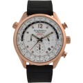 Retail: £775/ R13,000.00 Krug-Baumen Men's Air Explorer BROWN Diamond 500pcs Chronograph Watch