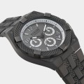 Retail: R8,999.00 >> VERSACE Men's Geometric Black Ion Graphite Dial Chronograph Watch NEW GENUINE