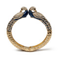 HOT! Must see! Retail: R2,000.00 AMRITA NEW YORK Animal Collection Peacock Cuff Blue