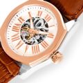 RRP: R15,000.00 Aquaswiss Men's "Legend Automatic" Brown Leather/White Dial Watch  OFFICIAL