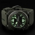 R30 courier R2,299.00 INFANTRY MILITARY CO. Men`s Tank ACU Silicon 47mm BIG Dual Time Watch Grey NEW