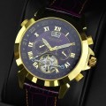 Retail: R9,999.00 CALVANEO 1583 Men's Astonia Gold Violet Big Date Calender Automatikuhr Watch