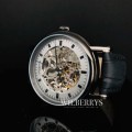 Retail: R6,000.00 TOM & FRED London Men's Portendorf Automatic Black Ed. 1/1000 Units Leather Watch