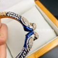 HOT! Must see! Retail: R2,000.00 AMRITA NEW YORK Animal Collection Peacock Cuff Blue