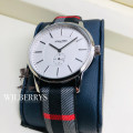 Retail: R3299,00 TOM & FRED of London Women's Mairi Scottish Jacquard Leather Watch