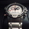 Retail: R22,999.00 CX Swiss Military TYPHOON Yacht Timer TITANIUM Scuba Chronograph Watch