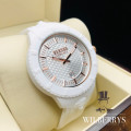 Retail: R5,999.00 VERSACE Women's VERSUS Tokyo R Silicone White Watch BRAND NEW IN BOX + PAPERS