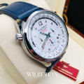 Retail: £775/ R13,000.00 Krug-Baumen Men's Air Explorer BLUE Diamond 500pcs Chronograph Watch