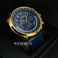 Retail: £775/ R13,000.00 Krug-Baumen Men's Air Explorer Rose Gold pl. Diamond 500pcs Chrono Watch