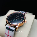 Retail: R3299,00 TOM & FRED of London Women's Mairi Rose Scottish Jacquard Leather Watch