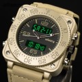 INFANTRY MILITARY CO. Tank XL 47mm DUAL MOVEMENT Watch with Leather Band BOXED, FULLY LOADED!
