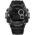 SMAEL Shock Proof Sports Black/White 5ATM WATER RESISTANT **BRAND NEW**