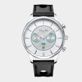 TOM & FRED London® Men's BONNEVILLE Silver Land Speed Chronograph Watch **Brand new**
