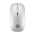 Yindiao A2 High Speed 2.4G Wireless Rechargeable Mouse - Metallic Silver
