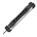 Brennenstuhl Multiplug Alu USB - 6-way - EU (1391030610)