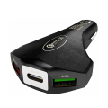 Qualcomm Ultra-fast Car Charger USB B and USB C