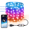 WorldCart Multicolour Bluetooth Lights via App - 15m/150 LED