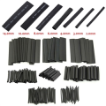 Heat Shrink Kit 127 Pieces Black in Plastic Box
