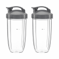 Replacement Nutribullet Cup - 945ml - with Flip Top To-Go Lid x 2