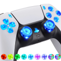 PS5 Dualsense Controller DTF LED Light Mod Kit Clear Buttons