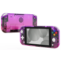 NS Switch Lite Complete Shell Kit Glossy Gradient Translucent Purple Rose Red