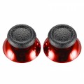 PS4 Dualshock 4 DS4 Controller Chrome Series Thumbsticks Chrome Red Black Rubber