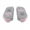 NS JoyCon Soft Touch 16 piece Button Kit Silky Soft Touch Sakura Pink