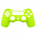 PS4 Dualshock 4 V2 Front Faceplate Soft Touch Series NEON GREEN