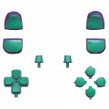 PS5 Dualsense Button Set Glossy Chameleon Green Purple