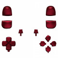 PS5 Dualsense Button Set Matte UV Vampire Red