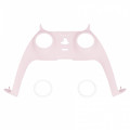 PS5 Dualsense Controller Plastic Trim with Accent Rings Soft Touch Sakura Pink
