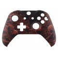 XBOX ONE S Controller Front Faceplate Art Series Soft Touch Blood Purgatory