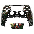PS5 Dualsense Controller Front Shell With Touchpad Glossy Horror