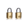 Yale 30mm Brass Padlock With Hardened Steel Shackle - Duo Pack