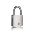 Yale 50mm Brass Padlock With Chrome Finish And Boron Shackle - High Security