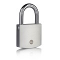 Yale 60mm Brass Padlock With Chrome Finish And Boron Shackle - High Security