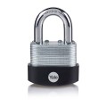 Yale 60mm Laminated Steel Padlock With Hardened Steel Shackle - High Security