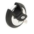 Yale 70mm Stainless Steel Discus Padlock With Protective Cover and Hardened Steel Shackle Duo Pac...