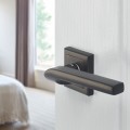 Yale Matte Black Handles Only With Cylinder Escutcheons - Siena
