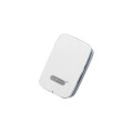 Ezra Charger With Built-in Cable With 2 Usb-a Ports In White Colour (Hc18 3in1 Travel)