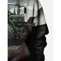 Cartoon Tractor 3D Print Boys Long Sleeve Hoodie, Stay Stylish And Cozy Sweatshirt