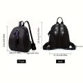 1pc Black LOVE Print Backpack