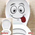 1pc Funny Smiling Face - Self-Adhesive Sticker