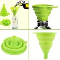 1pc Silicone Collapsible Funnel