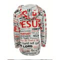 Jesus Letter Print Hoodies