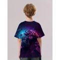 Trendy Game Console Pattern T-shirt For Kids