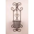 Hanging Flower Pot Antique Grey