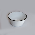 White Enamel Bowl Large