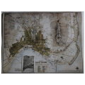 Map Of Cape Town 1884, Revised, Glossy Photo Paper Print
